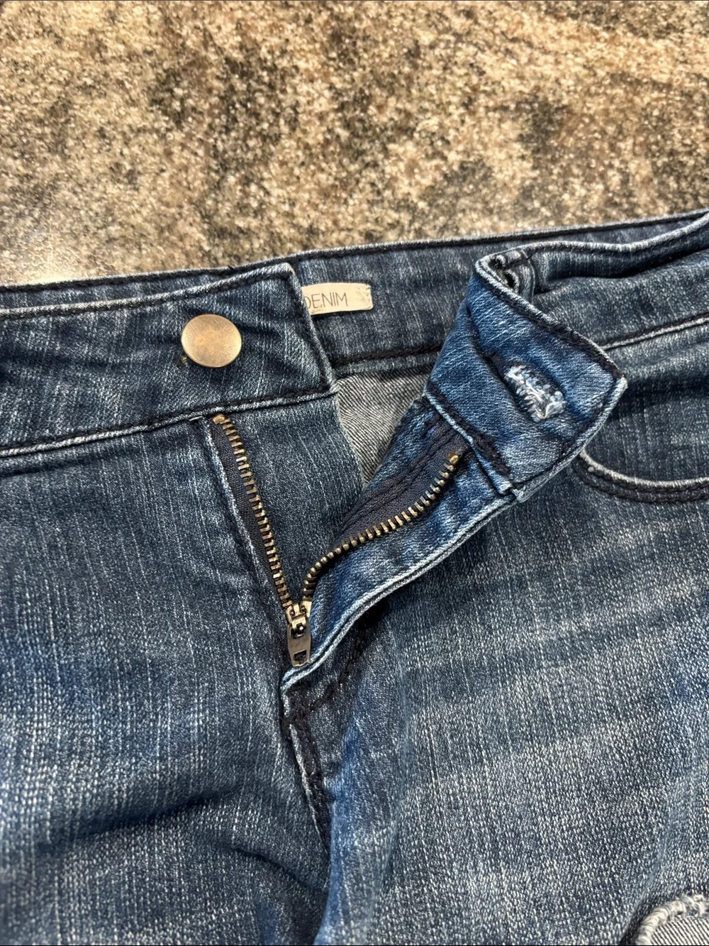 Dark Wash Denim Cuffed Women's Shorts Forever 21